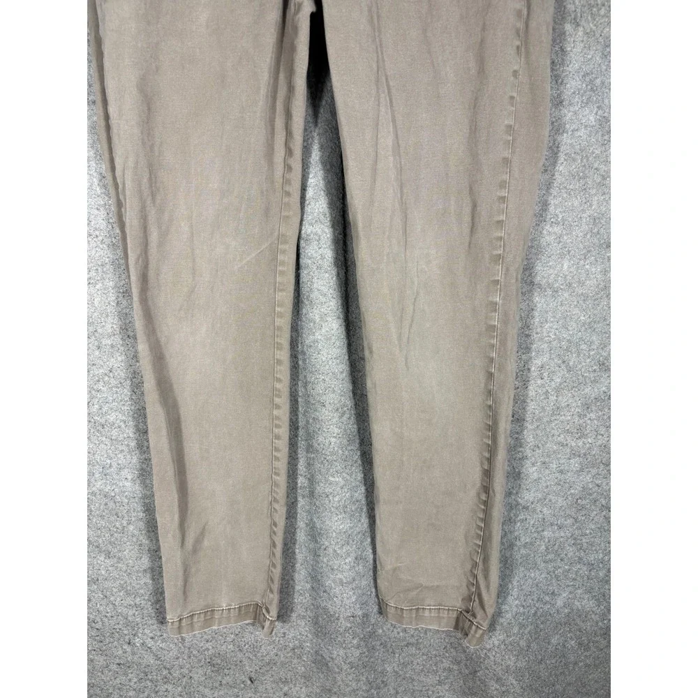 Banana Republic Mens Lived-In Chino Slim Fit Pants Light Coffee Bean Brown 31x32